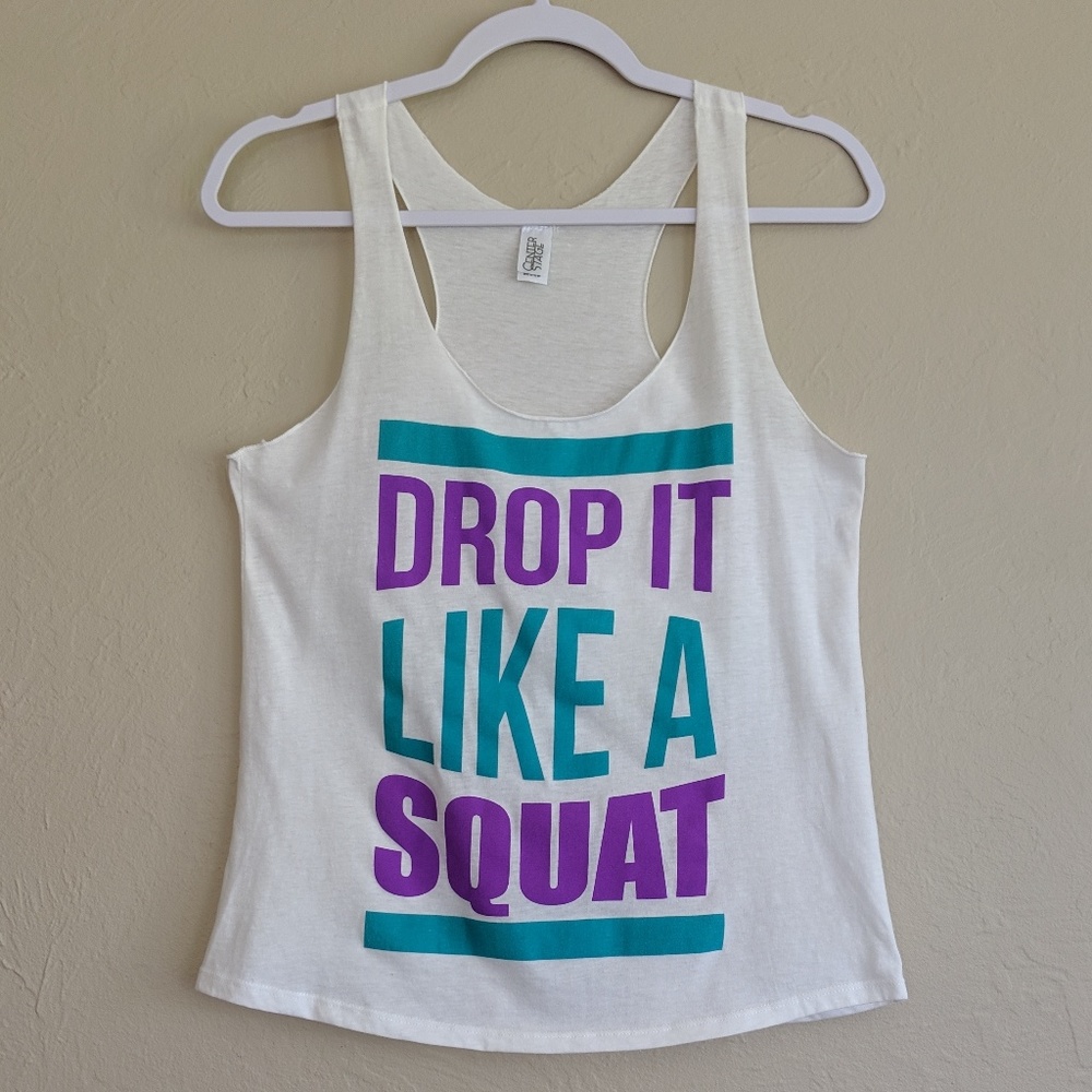 NWOT GRAPHIC WORKOUT TANK TOP